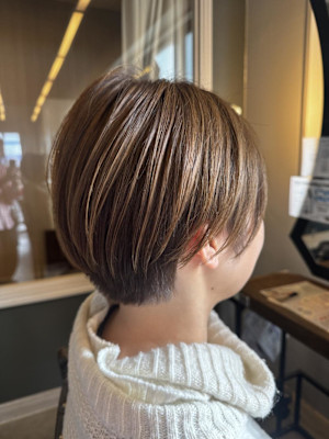 丸みショートカット／マッシュショート