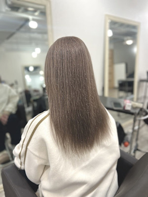 ｜ブリーチ1~2回 ミルクティーグレージュ｜