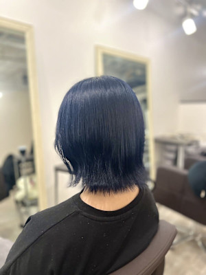 ｜ボブ × ブルーラベンダー｜