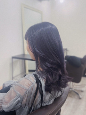 ｜ブリーチ1~2回 ラベンダーブルー｜