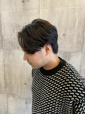 バッサリカット×フェザーパーマ