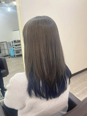 ｜グレー×ネイビーブルー｜