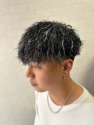 ツイストスパイラル＋メンズハイライト