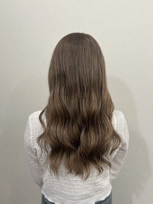 ｜ブリーチ1~2回 ミルクティーカラー｜