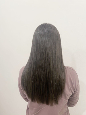 髪質改善サイエンスアクア × 透明感カラー