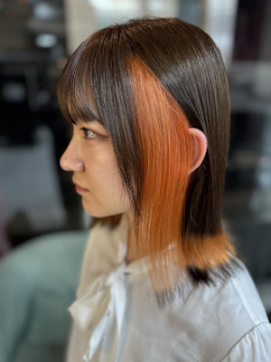 オレンジインナーカラー【錦糸町北口】/ anri