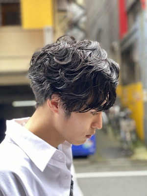 アンニュイマッシュパーマ