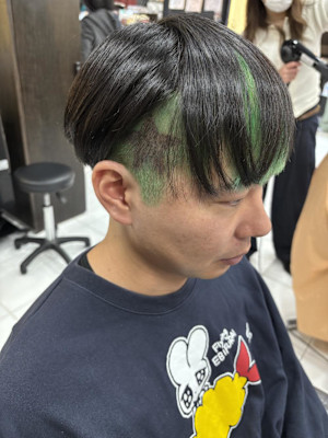 刈り上げカラー/デザインカラー/錦糸町北口