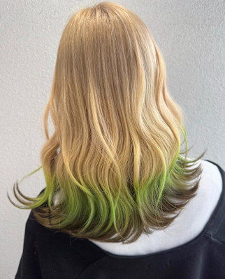 エンドカラー_ダブルエンドカラー_エンドカラーグリーン