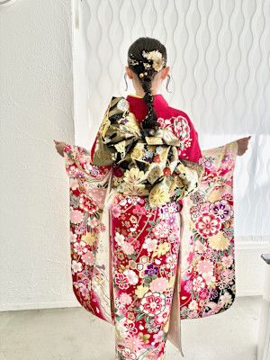 結婚式　成人式　卒業式　入学式　前撮り　ヘアセット