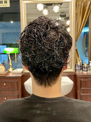 【30代 男性】ロンドンカールウルフ（大宮/バーバー）