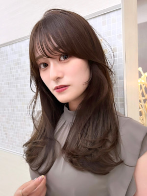 顔まわりカット/前髪/似合わせカット/レイヤーカット/銀座