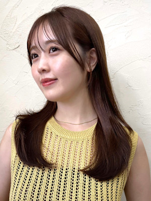 顔まわりカット/前髪/似合わせカット/レイヤーカット/銀座