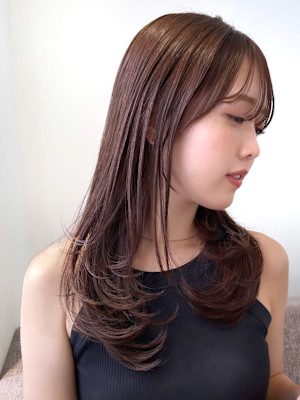 顔まわりカット/前髪/似合わせカット/レイヤーカット/銀座