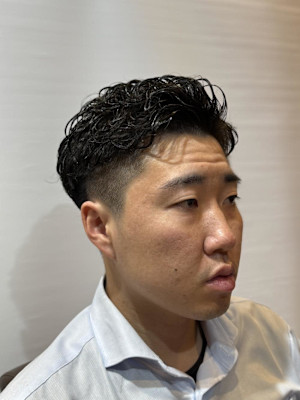 ビジネスウェーブパーマ