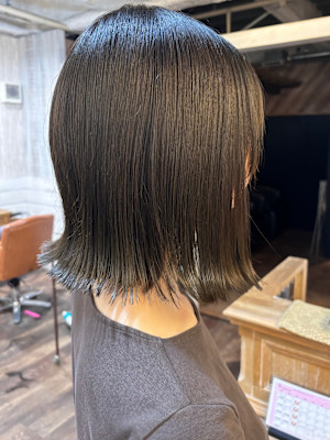 ダブルカラー×オリーブベージュ