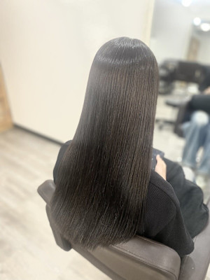 艶✕暗髪グレージュ