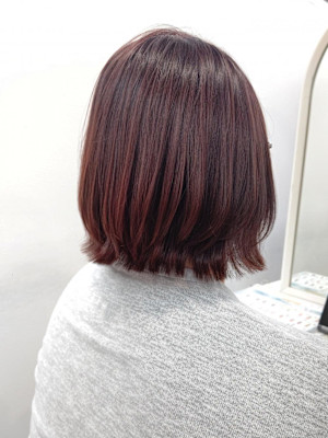 大人可愛い/ワインレッドカラー♪