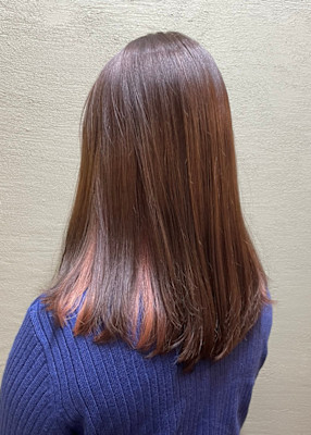 大人艶サラストレート　インナーカラー