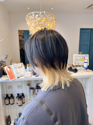 メンズロングウルフ