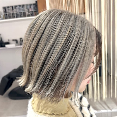 外はねボブ×アンブレラカラー