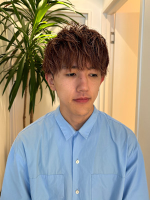 【tricca代官山rin】パーマ風くしゃっとマッシュ