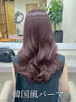#韓国風パーマ #コテ巻き風パーマ #デジタルパーマ
