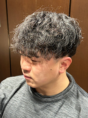 波巻きツイストスパイラルパーマ