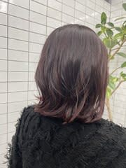 ハイライト生かして◎濃い目レッドバイオレット