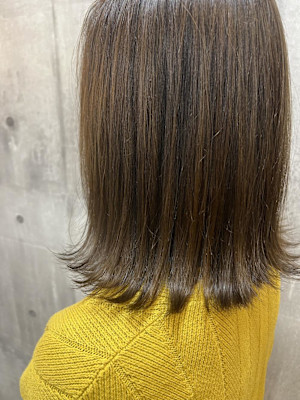 ロブ／縮毛矯正