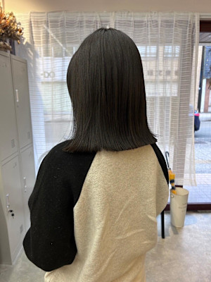 【Look at】きりっぱなしボブ顔まわり