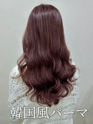 #韓国風パーマ #コテ巻き風パーマ #デジタルパーマ