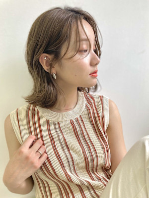 【LIBRE恵比寿】シースルーバング×くびれヘア