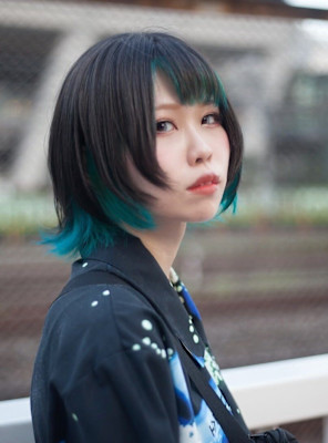 【TSUBASA】グレー×ターコイズブルー