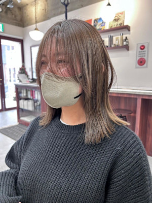 【Look at】アッシュブラウンミディアム