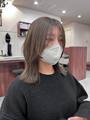 【Look at】アッシュブラウンミディアム