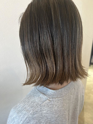 ボブ／グラデーション