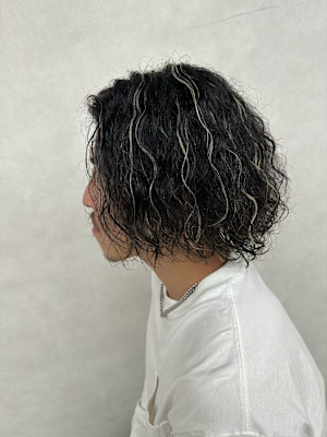 ツイストスパイラル＋メンズハイライト