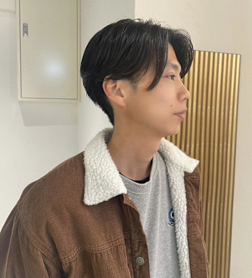 【takumi】フェザーパーマ×センターパート