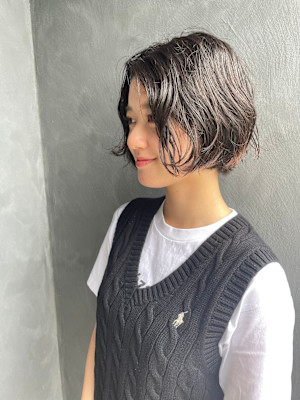 ショートニュアンスパーマ