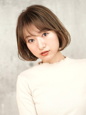 大人丸みボブ