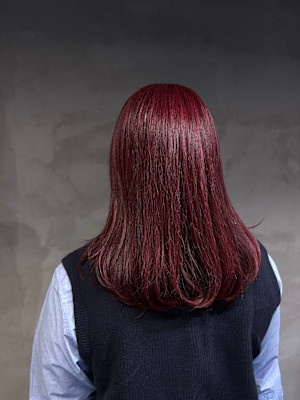 MONSO× レッドピンクカラー