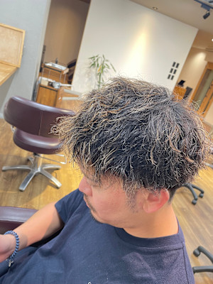 ツイストスパイラル×波パーマ