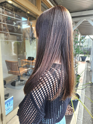 ナチュラル　縮毛矯正