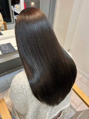 20代30代40代髪質改善トリートメントブルーブラック透け感