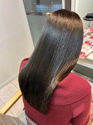 20代30代40代髪質改善くびれロングアッシュベージュ透明感