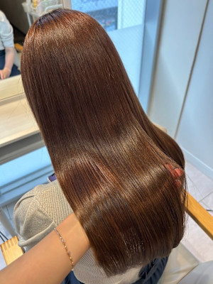 20代30代40代髪質改善ナチュラル艶感アッシュブラウン