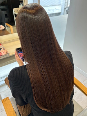 透明感♪【髪質改善】内巻き艶感ロング小顔レイヤーカット