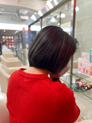 ボブ×ハイライト