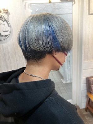 メンズマッシュ×デザインカラー×インナーカラー